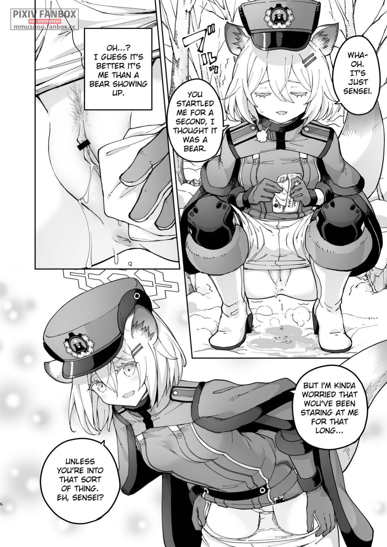 [MMU2000 (Mishima Hiroji)] Shigure to Secret Chotto Hatsujou Shiterukam Dakedo | Shigure and her little secret, she may be in heat (Blue Archive)