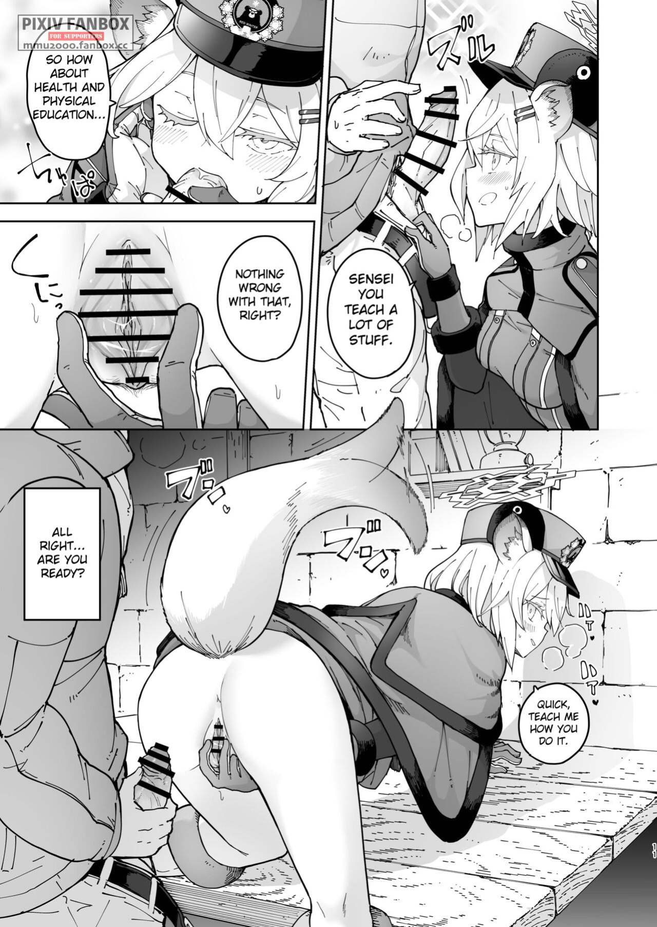 [MMU2000 (Mishima Hiroji)] Shigure to Secret Chotto Hatsujou Shiterukam Dakedo | Shigure and her little secret, she may be in heat (Blue Archive)