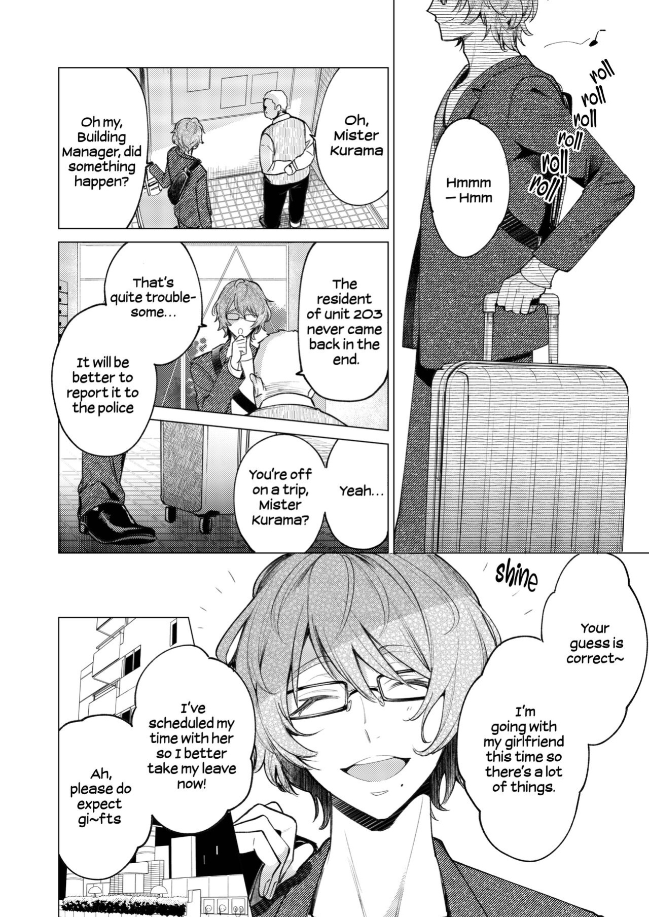 [parasite garden (Uruh Akua)] 203-gou no Rinjin wa Kagitaba Hitotsu Nokoshite Kieta. | The Neighbor in Room 203 Disappeared Leaving a Key Behind.