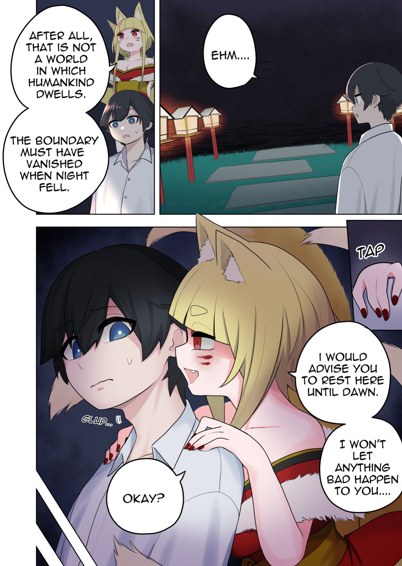 [Amuai Okashi Seisakusho (Ahoge Kinoko)] Inran Kitsune Musume no Kamikakushi [Quatloco]