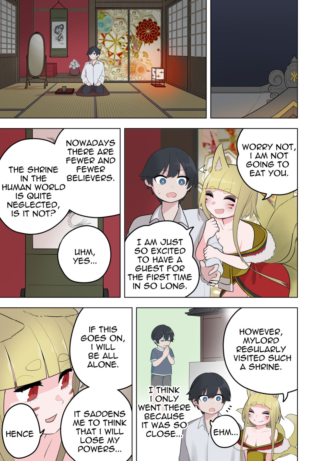 [Amuai Okashi Seisakusho (Ahoge Kinoko)] Inran Kitsune Musume no Kamikakushi [Quatloco]