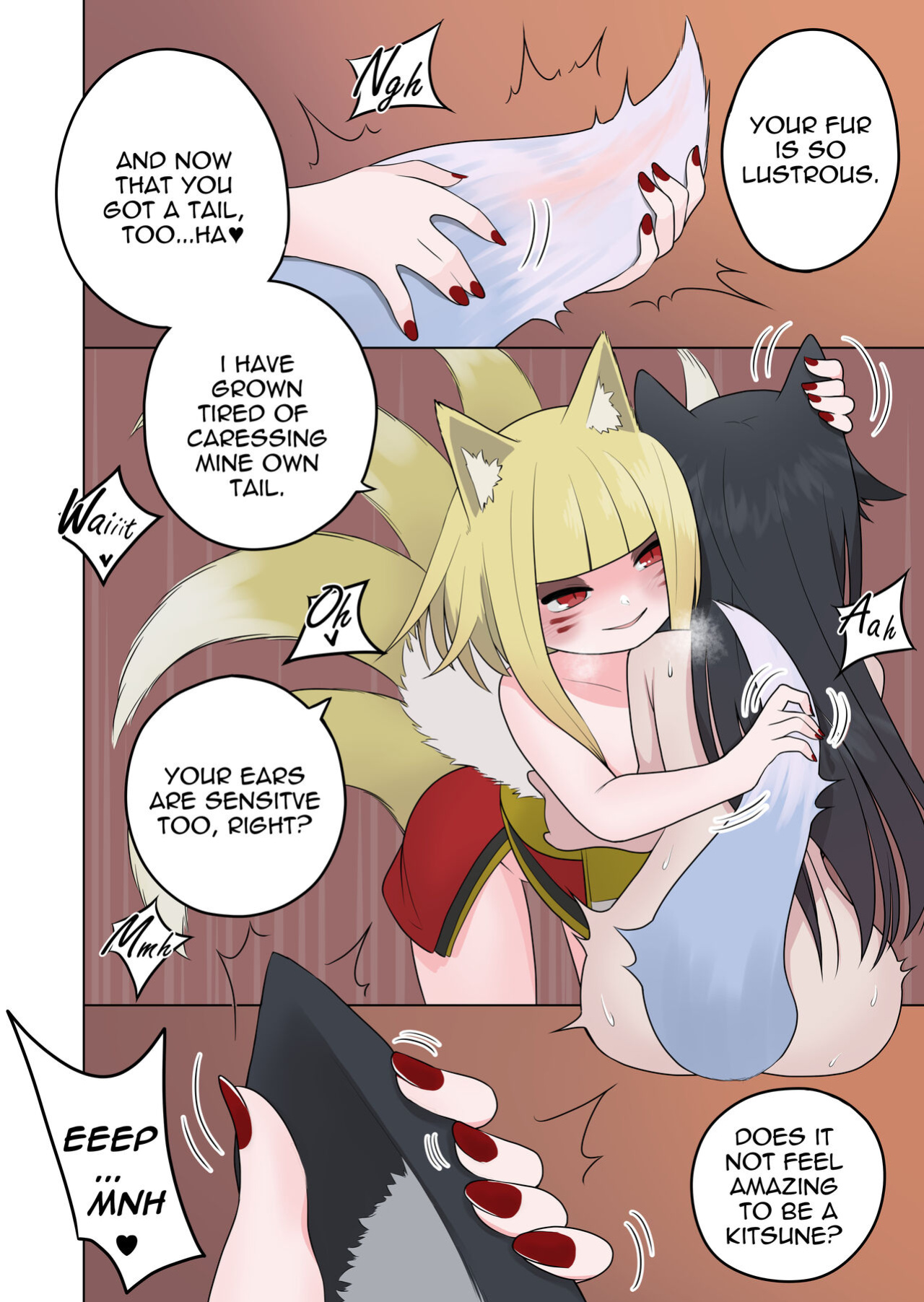 [Amuai Okashi Seisakusho (Ahoge Kinoko)] Inran Kitsune Musume no Kamikakushi [Quatloco]