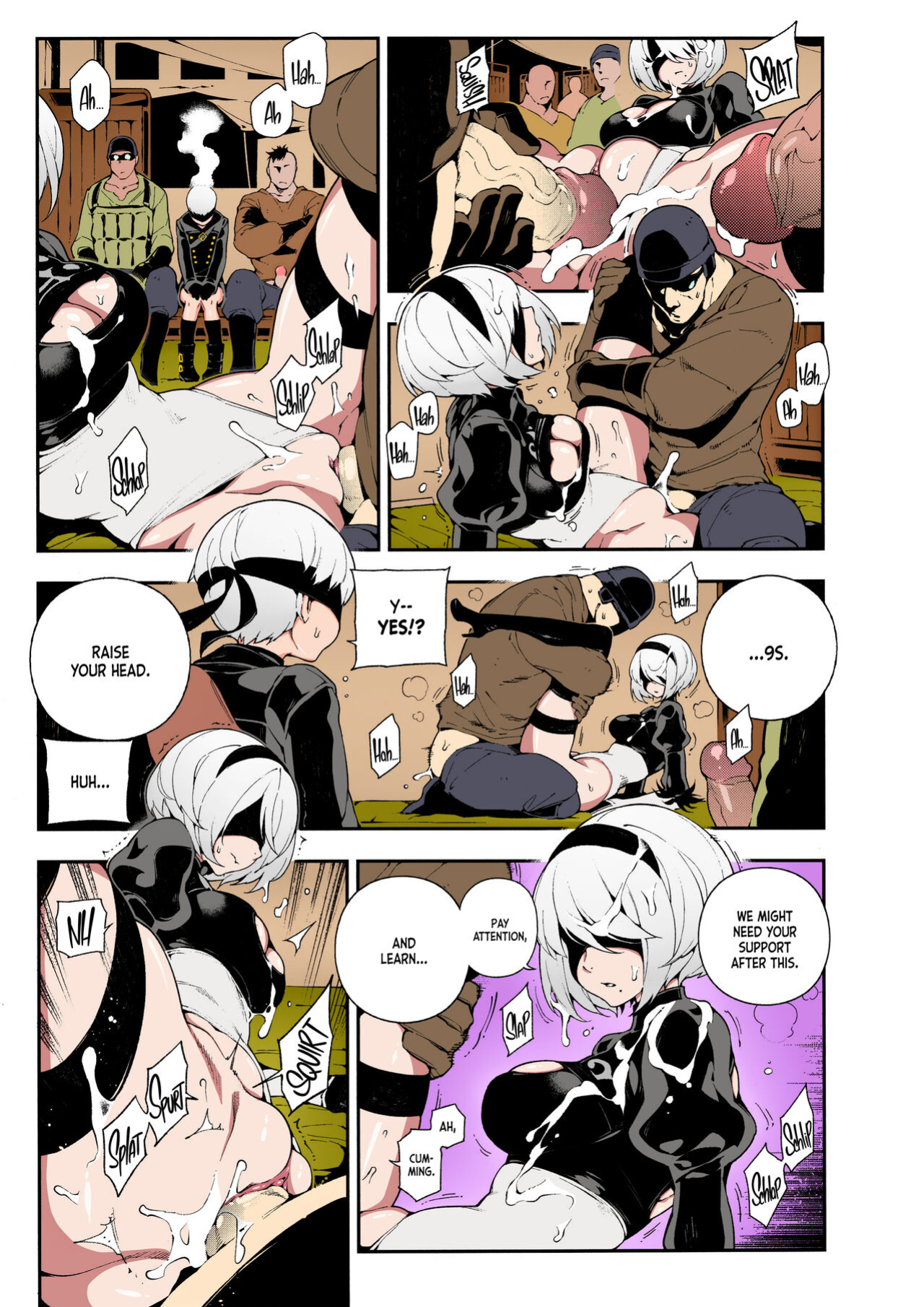 (FF31) [Bear Hand (Fishine, Ireading)] NieR : 2BR18 (NieR: Automata) [Nishimaru] [Colorized]