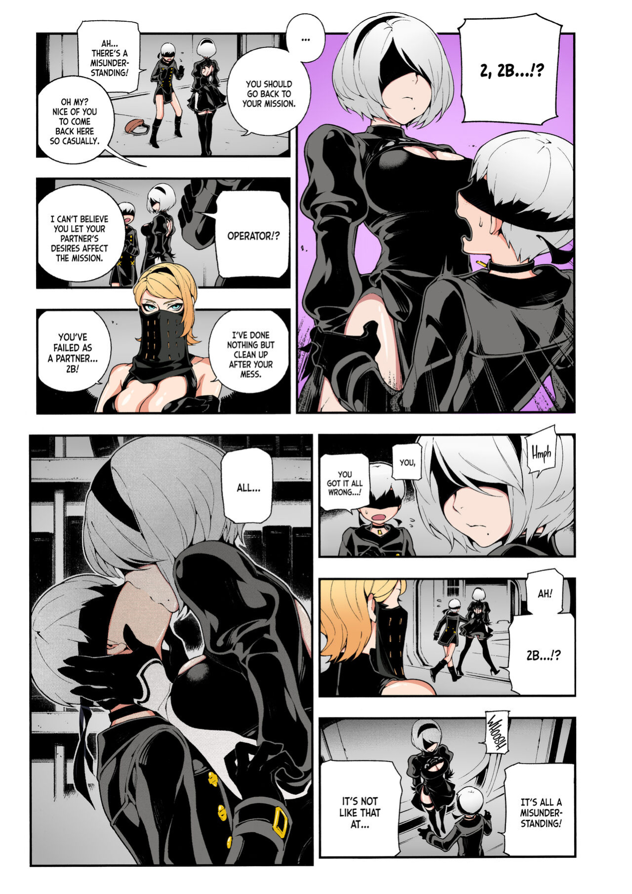 (FF31) [Bear Hand (Fishine, Ireading)] NieR : 2BR18 (NieR: Automata) [Nishimaru] [Colorized]