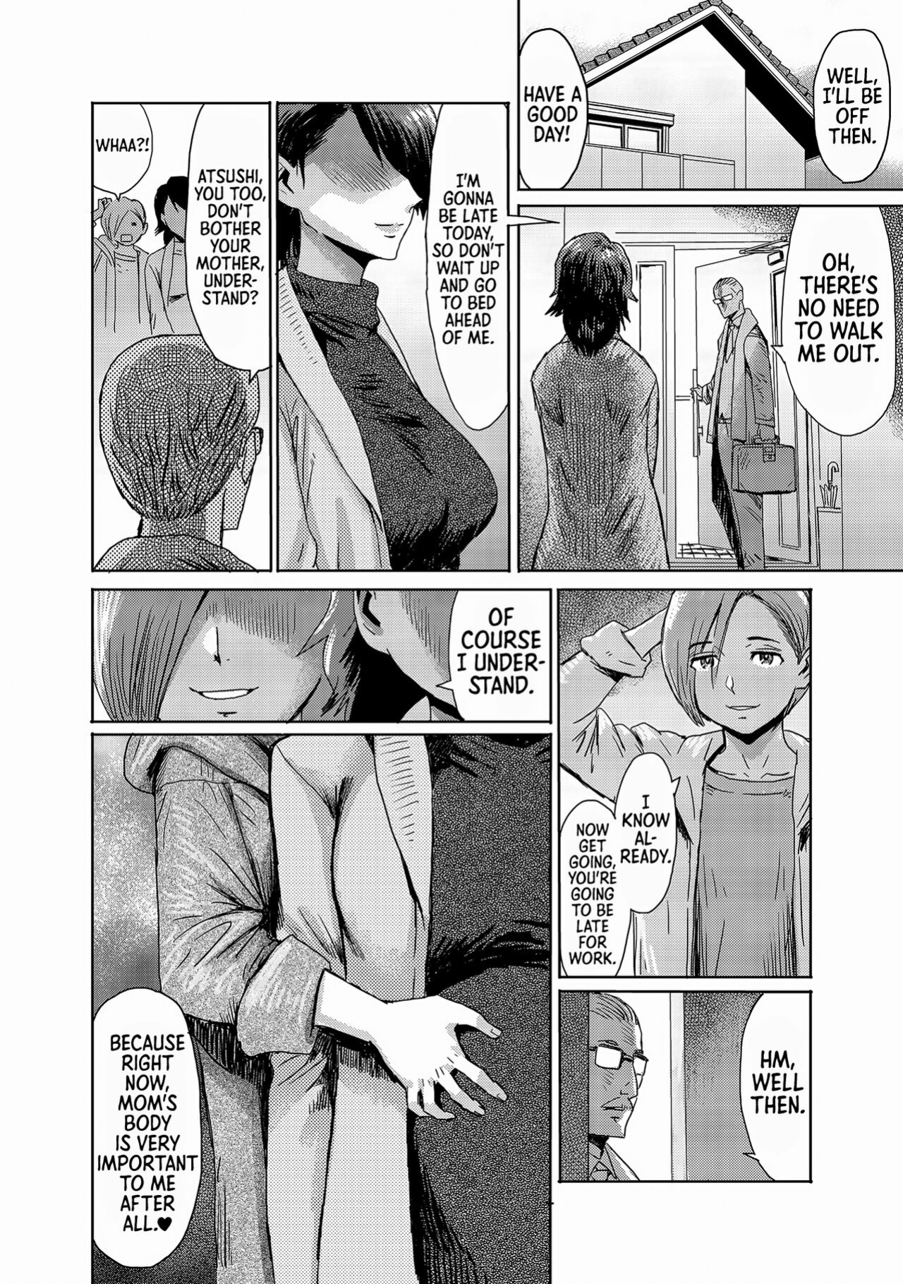 [Kuroiwa Menou] Kaa-san wa Yamiyo ni Mesu ni Naru | Stepmother Turns into My Bitch in the Darkness of the Night (Koushite Mama wa Boku no Onna ni Natta) [Sonarin迫]