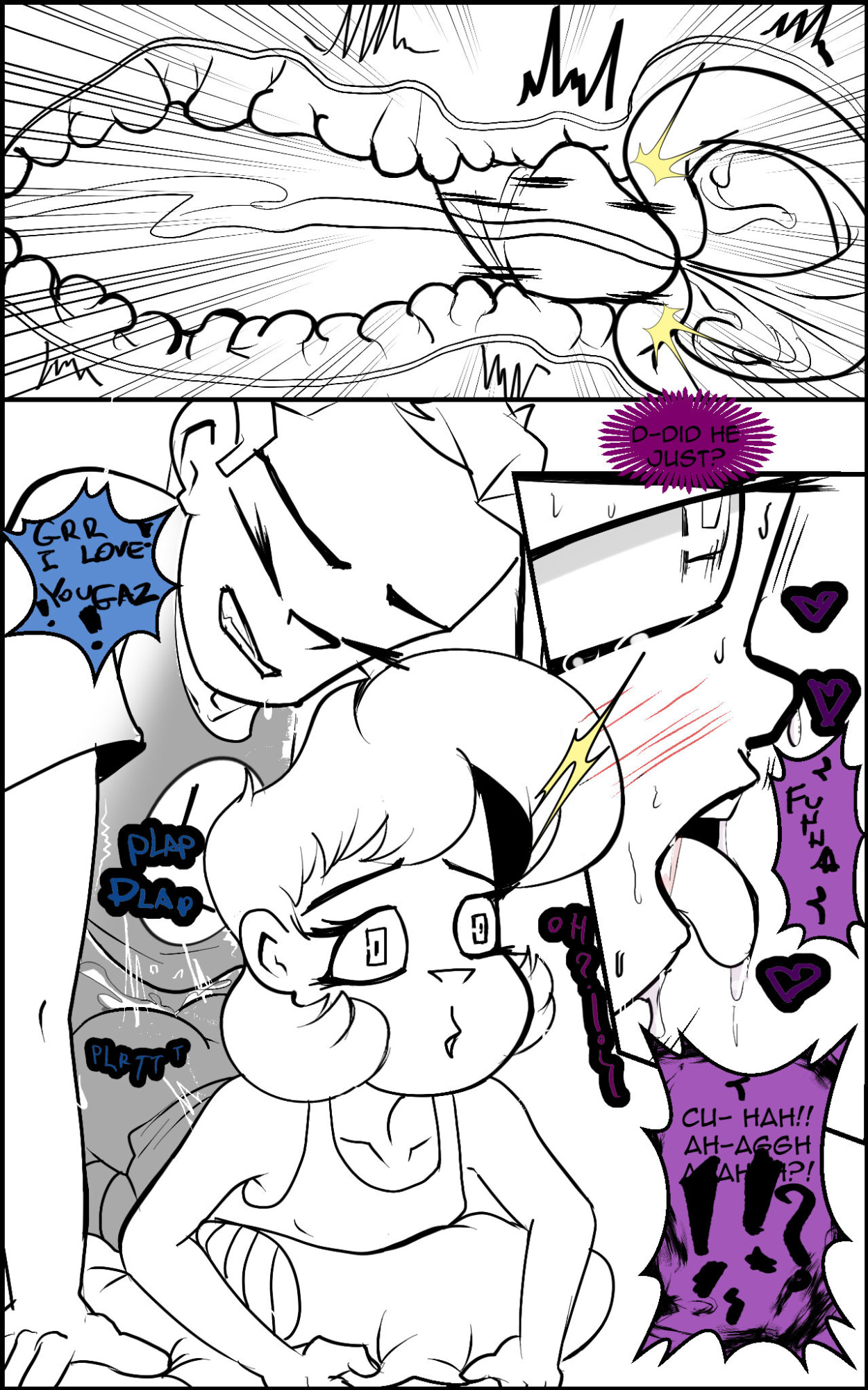 [Anont] Gaz Sleep Over (Invader Zim)