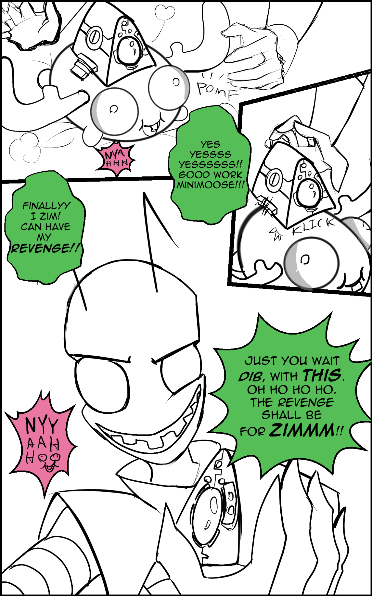 [Anont] Gaz Sleep Over (Invader Zim)