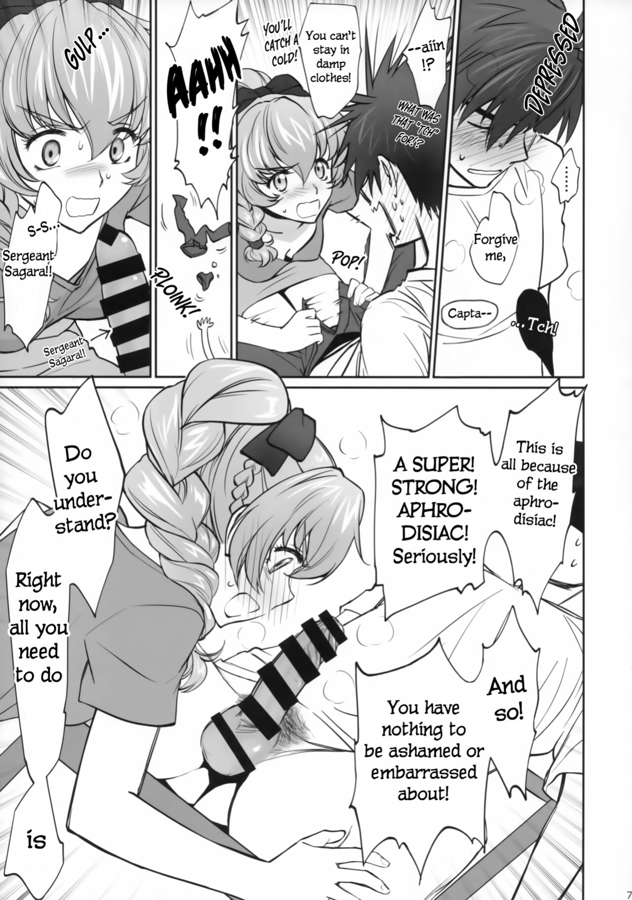 (C94) [Bloody Okojo (Mojyako)] Warito Ero na Sentaichou no Ichiya | A Night with the Fairly Erotic Captain (Full Metal Panic!) [EHCOVE]