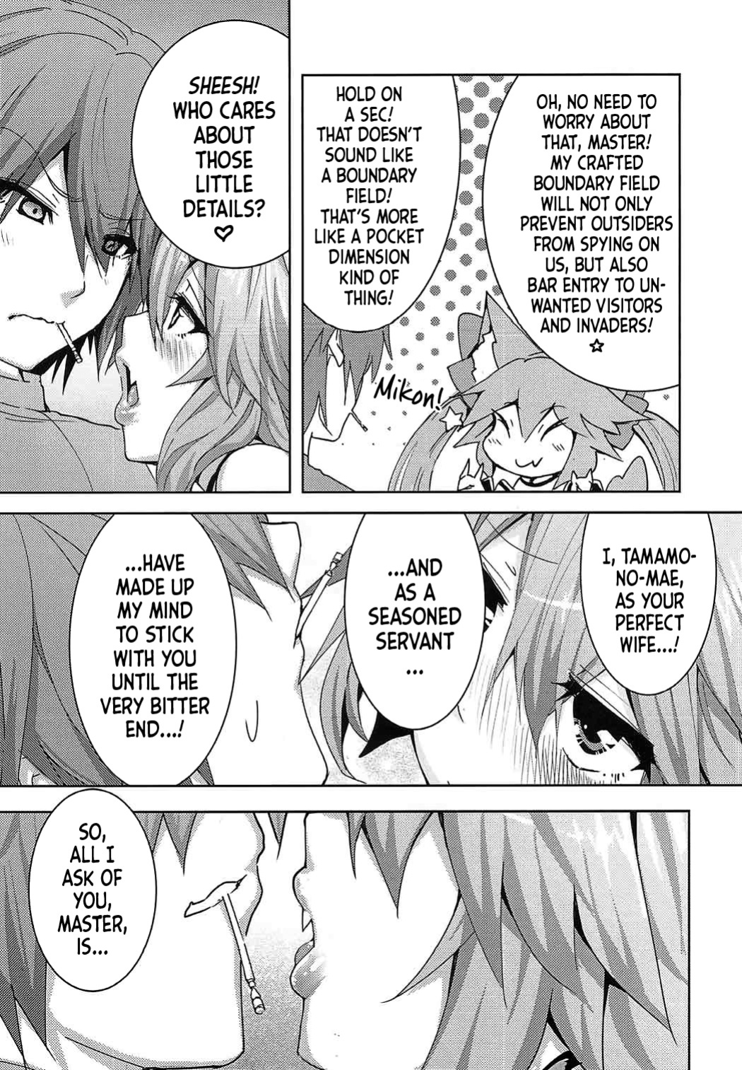 (Ou no Utsuwa 16) [Yamitsuki Honpo (Wise Speak)] Tamamo-chan Love in Action (Fate/EXTRA) [Team Rabu2]