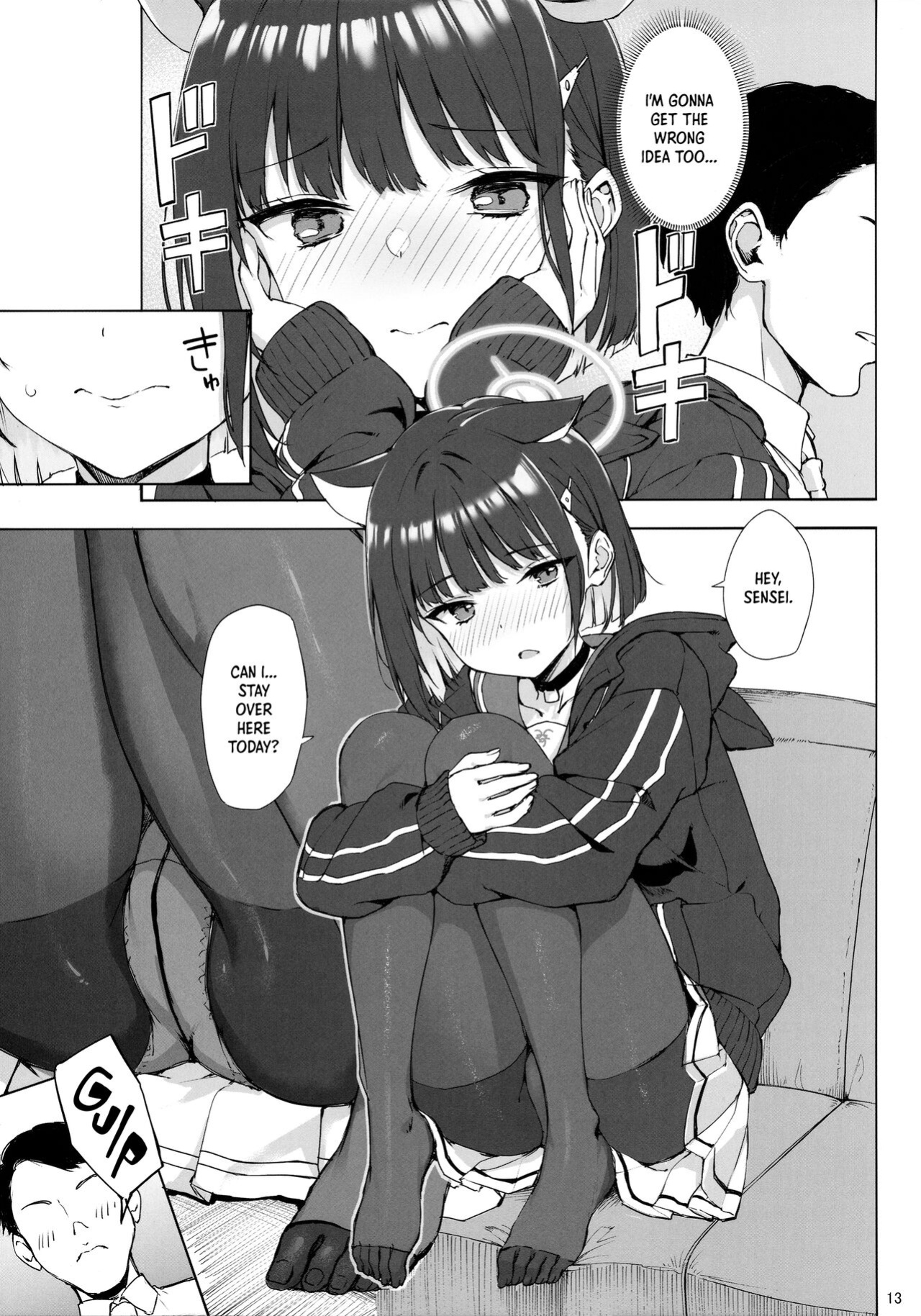 (C101) [Jenoa Cake (Takayaki)] Kuroneko wa Otoshigoro | The Black Cat is of Age (Blue Archive) [Panatical]