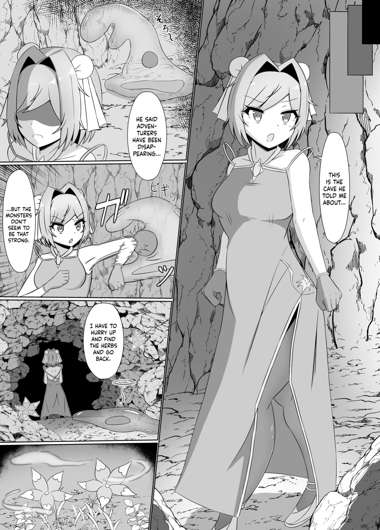 [Corruprotocol (EPLOOV)] Kuro ni Somaru Yuri ~Kakutoumusume ga Alraune ni Kenzoku Ochi suru made~ | Black-Stained Yuri ~A Female Martial Artist Enslaved By An Alraune~ [Hennojin]