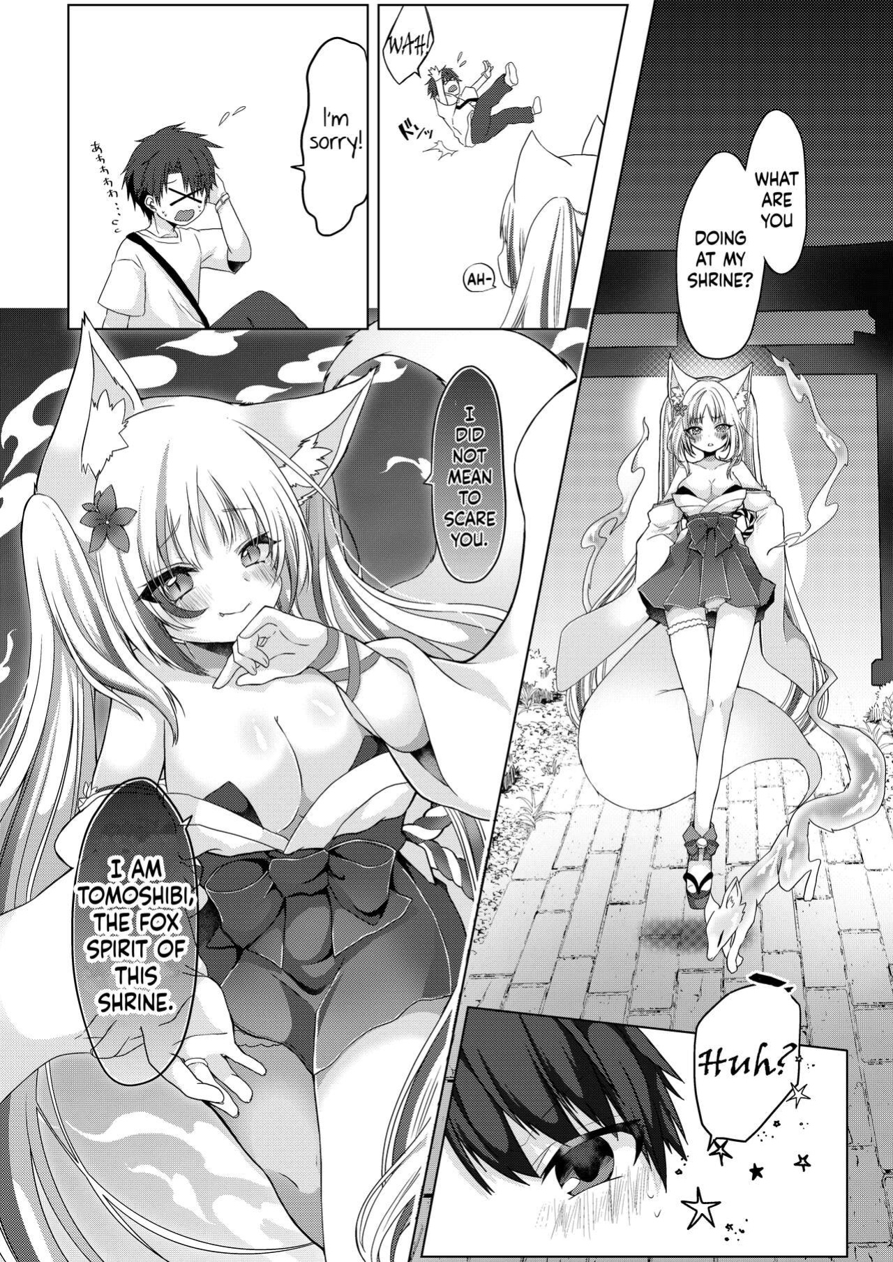 [Koume Kouhiiten (Shio, Satsuki Atan)] Kitsuneko Miko Ichiya Taiken Course?! | Fox Girl Shrine Maiden One-Night Trial Course?!