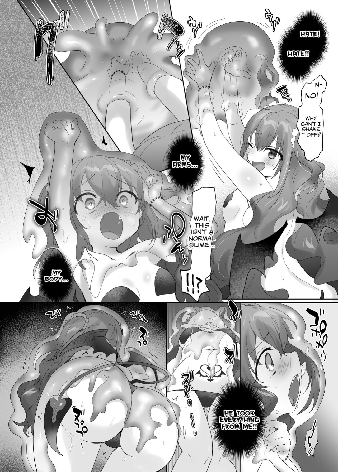 [Hiiragi Popura] Suraimu ka no Noroi | The Curse of Slimification [MegaFagget]