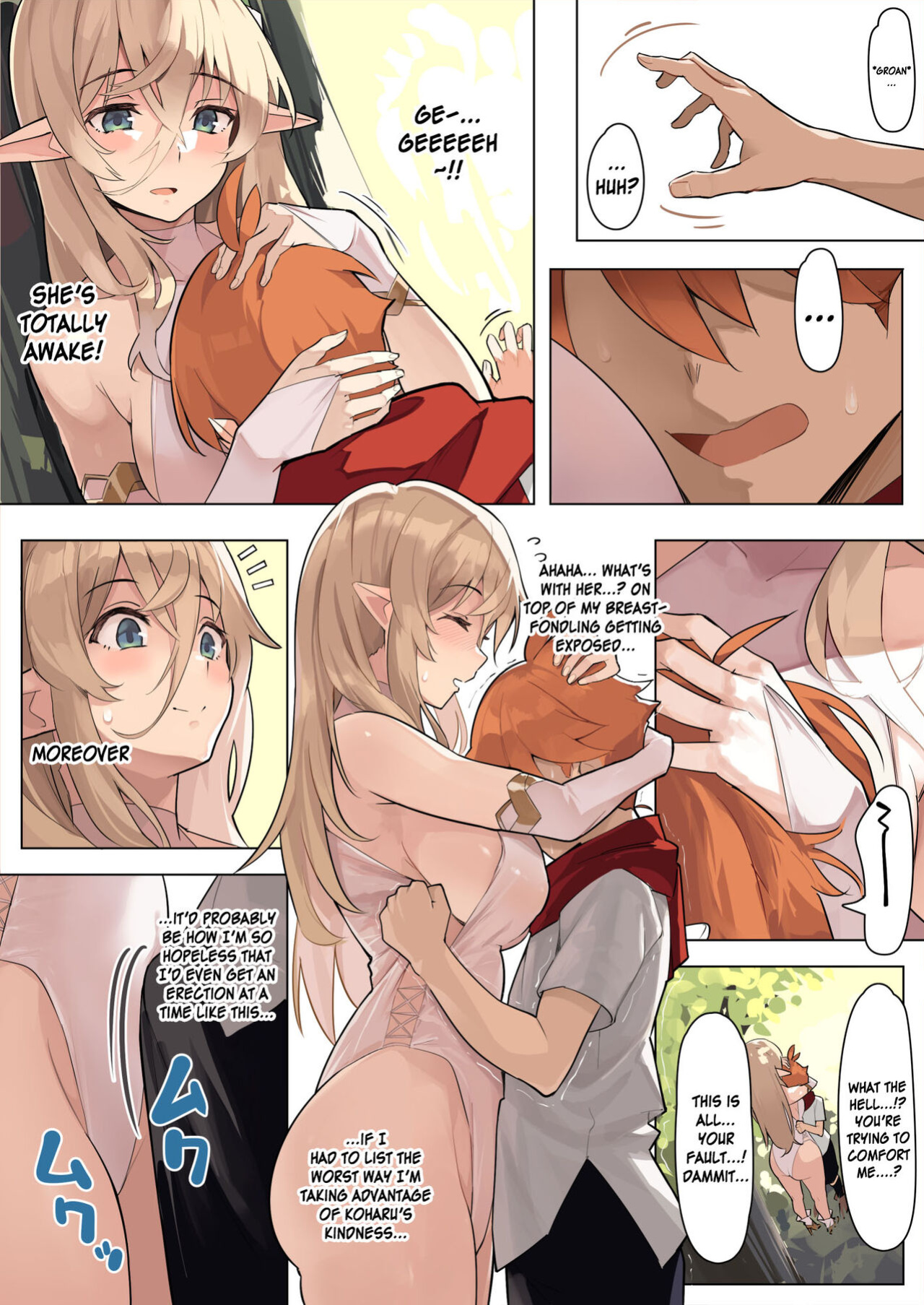 [Kekemotsu] Dame na Otoko ni Yasashii Elf Manga | A Manga About a Hopeless Man Who Has Sex With a Kind Elf