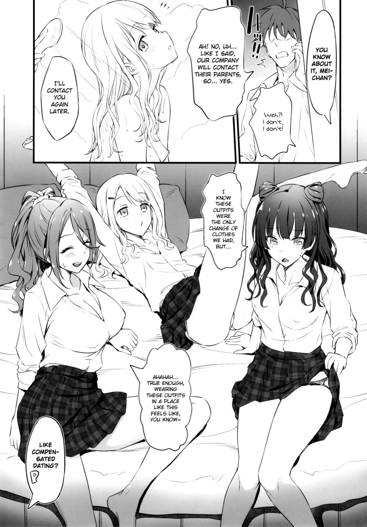 (COMIC1☆21) [AERODOG (inu)] Straylight Enkou Gokko | Playing Pretend Compensated Dating with Straylight (THE iDOLM@STER: Shiny Colors) [Douzo Lad Translations]