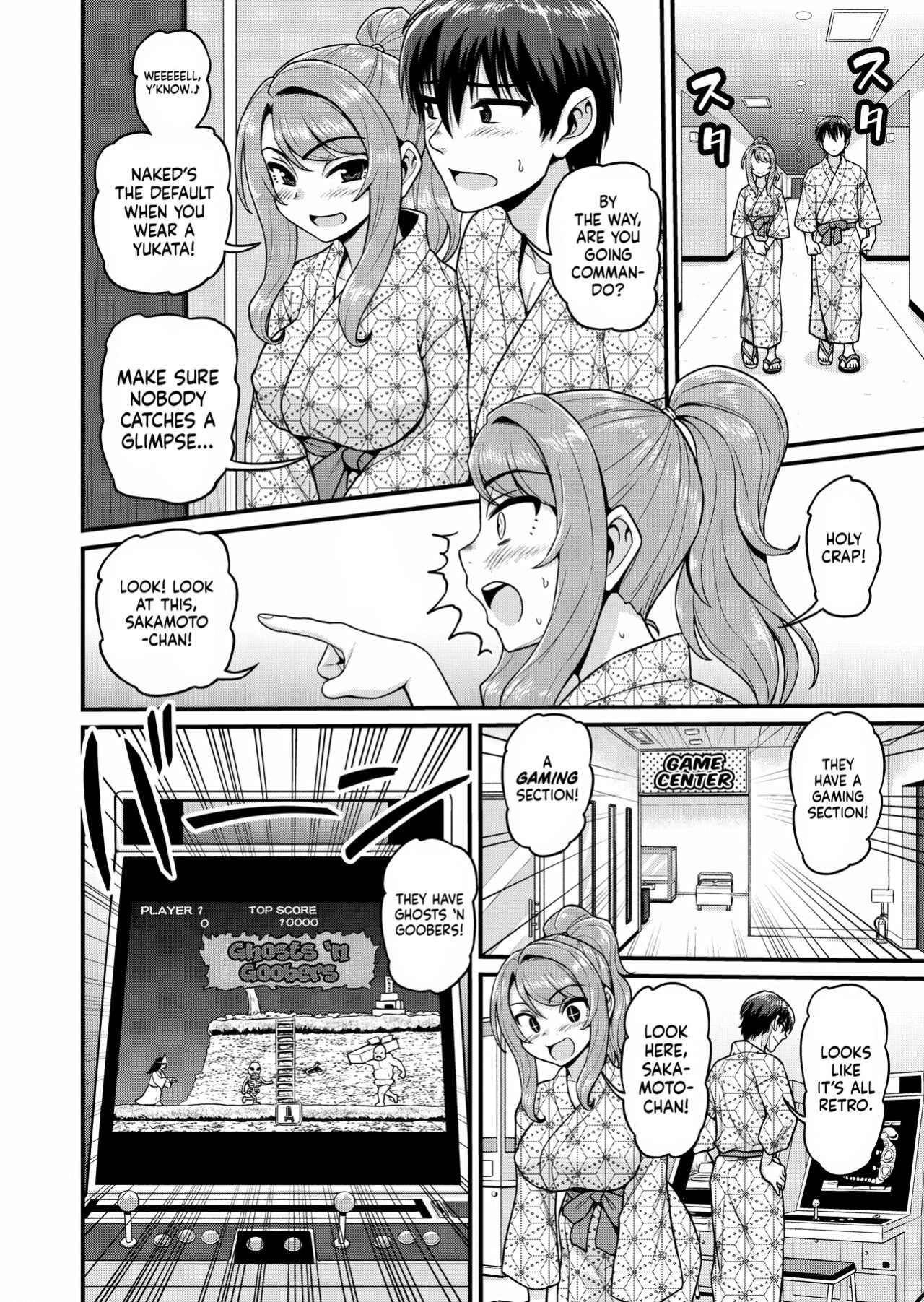 [Chimamire Yashiki (Gachonjirou)] Game Tomodachi no Onnanoko to Onsen Ryokou de Yaru Hanashi | Smashing With Your Gamer Girl Friend at the Hot Spring [head empty]