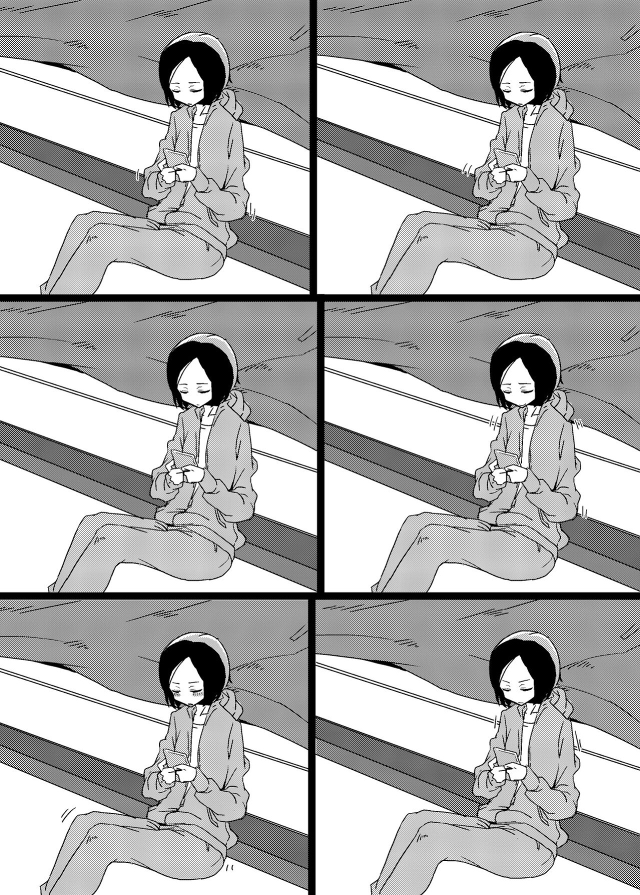 [Hagger] Kazoku ga Neshizumatta Ato ni Nikka o Konasu Onnanoko no Manga [gamer werewolf]