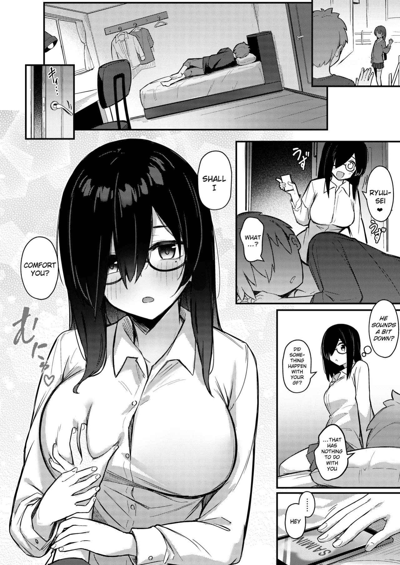 [Kakurenbo (Borusiti)] Nekura Kyonyuu no Onee-chan wa, Saiminshite de mo Otouto Chinpo o Netoritai [SquigglesJP]