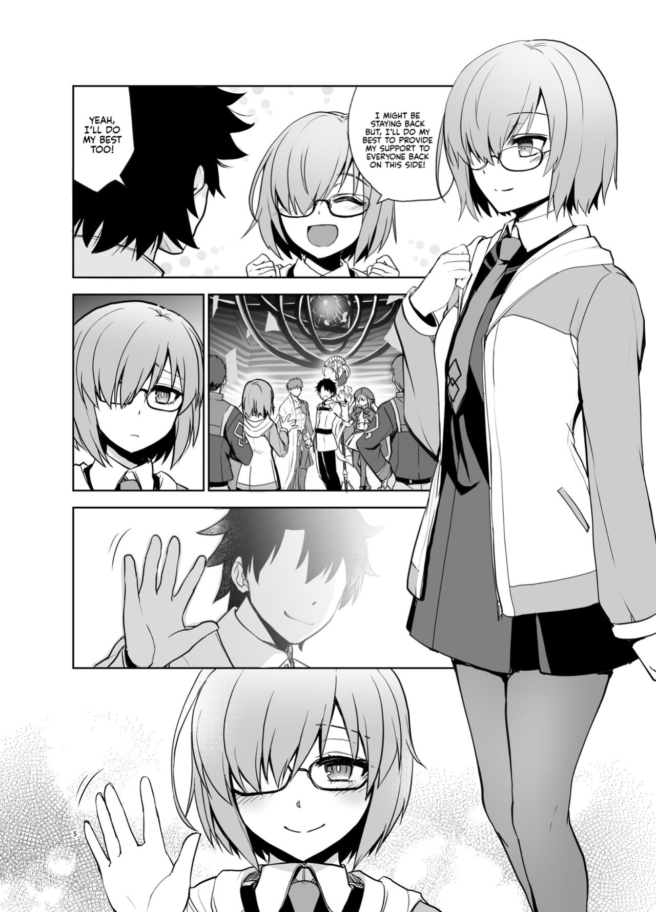(C101) [Touketsu Shamen (Touketsu)] Mashu Must Deal with this Pushy n' Lusty Oji-san Whenever Senpai is Busy Rayshifting! (Fate/Grand Order) [Kyuume]