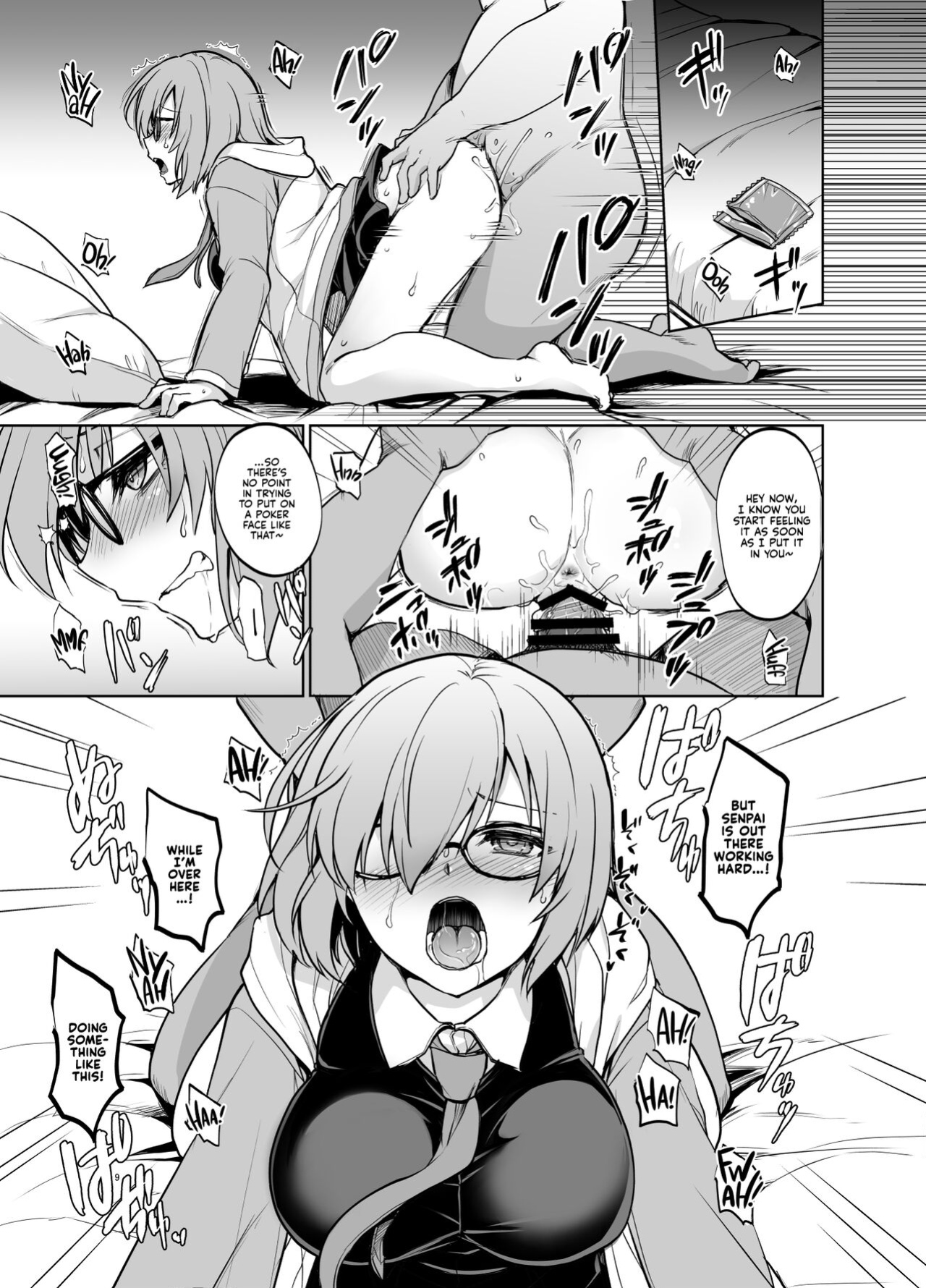 (C101) [Touketsu Shamen (Touketsu)] Mashu Must Deal with this Pushy n' Lusty Oji-san Whenever Senpai is Busy Rayshifting! (Fate/Grand Order) [Kyuume]