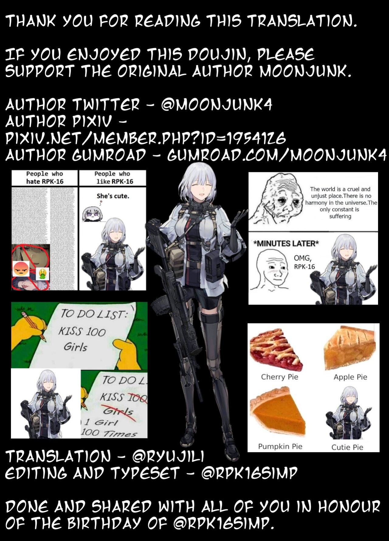 [moonjunk4] RPK-16 (Girls Frontline)
