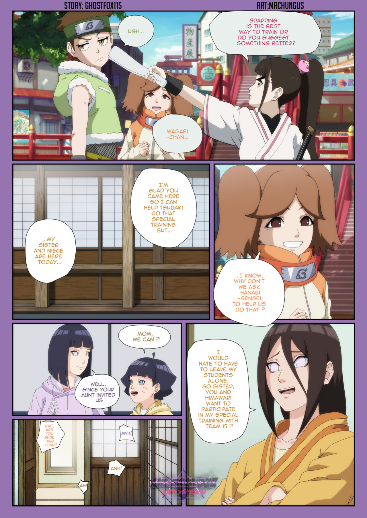 [Mr.Chungus] Special Training At Hyuga House Pt.2 (Boruto)