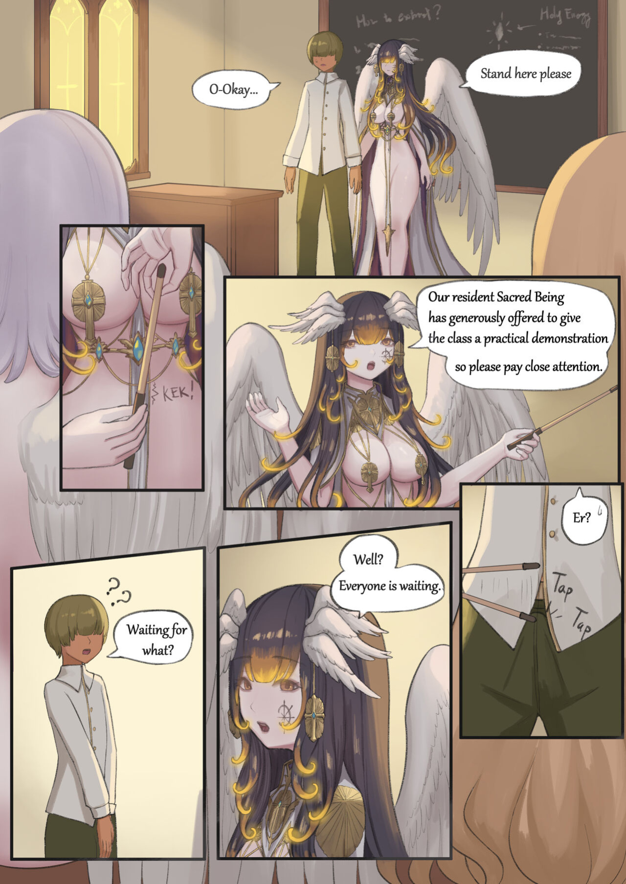 [Rinmo] My Holy Magic Teacher Wants My Cum!
