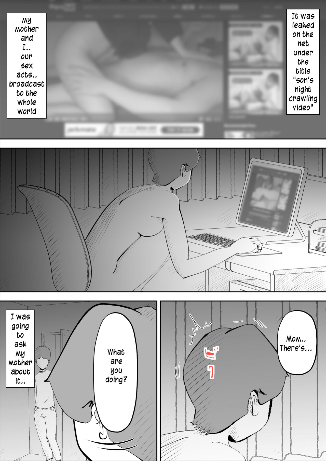 [kazum] shinya ni nattara hahaoya ga boku no heya ni haittekimasu | Mother comes to my room in the middle of the night [innyinny]