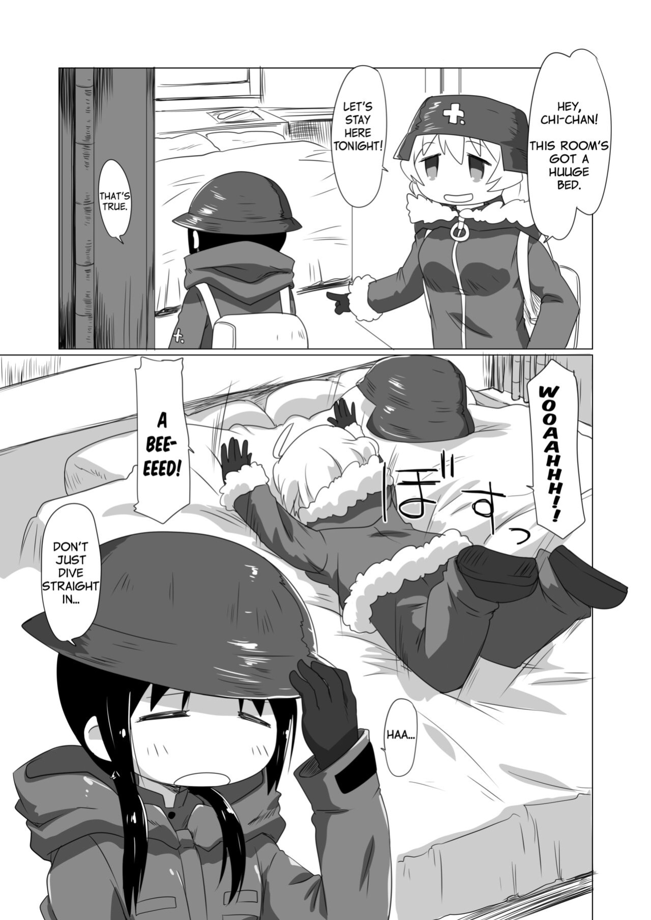 (C93) [Goberazzo (Mukaibi Aoi)] MoreOneSex (Shoujo Shuumatsu Ryokou) [YurikaMoment]