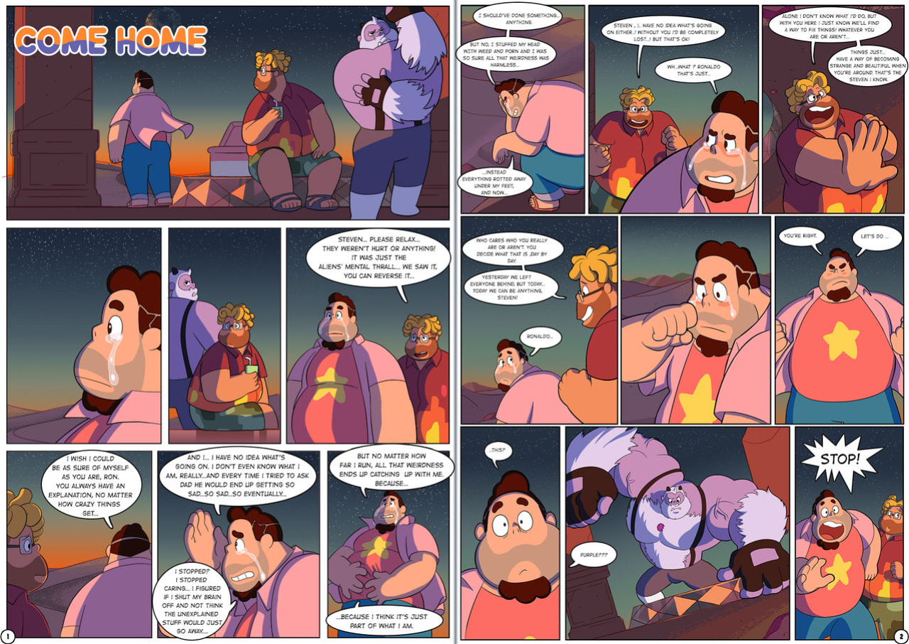 [blazingcheecks] Steven Universe: Shattersong AU
