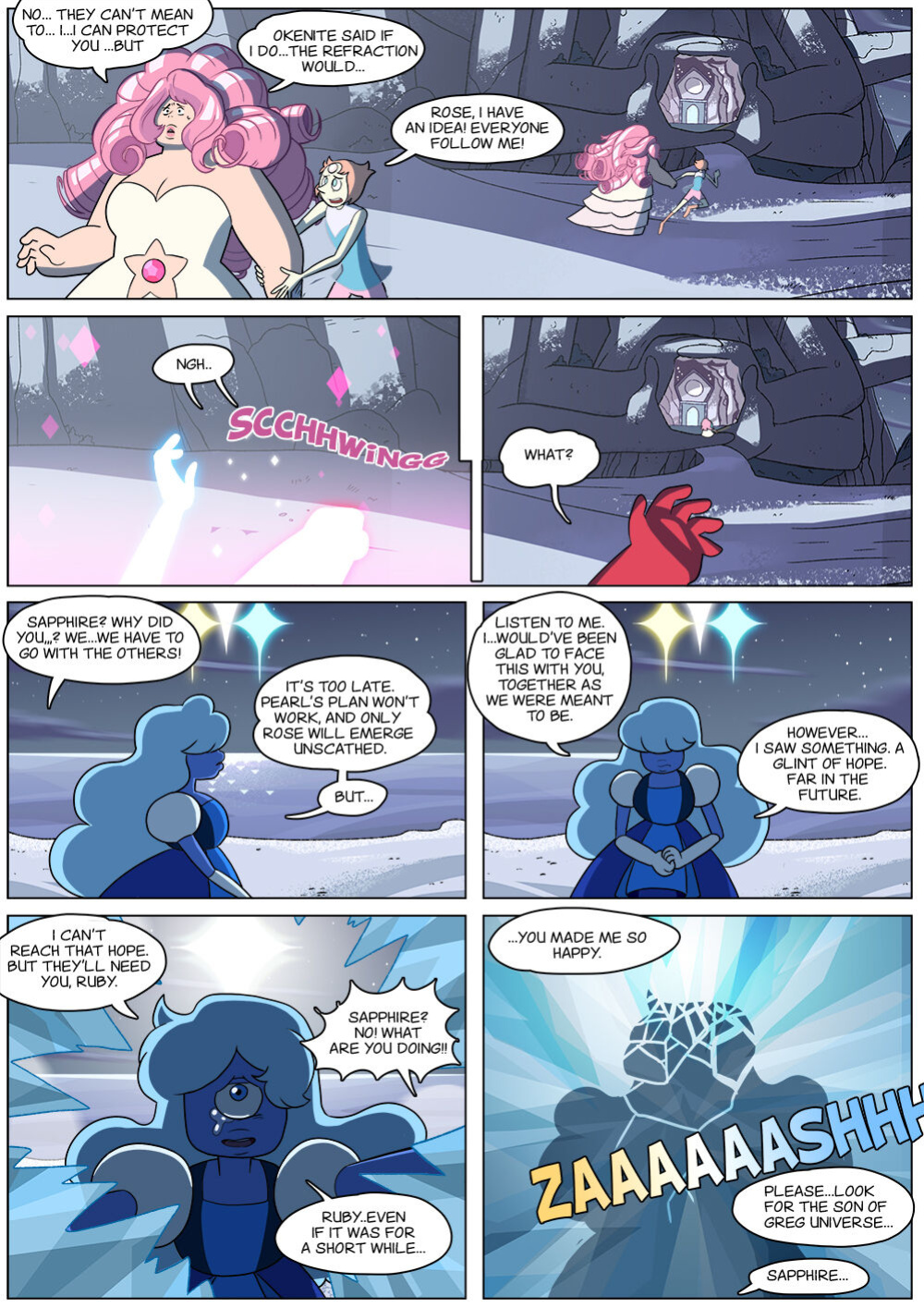[blazingcheecks] Steven Universe: Shattersong AU
