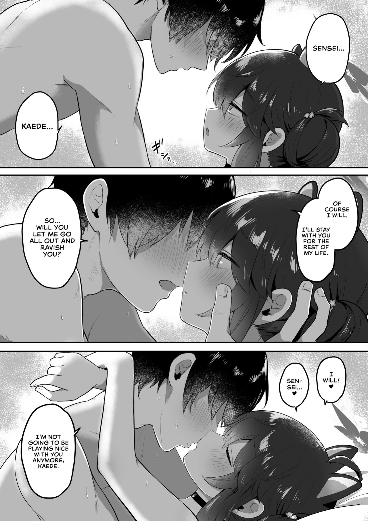 [Dangai Zeppeki (Muchimo)] Hatachi ni Natte mo Chiisai Mama no Kaede o Onaho Mitai ni Hamemakuru Love Love Ecchi Hon (Blue Archive) [head empty]