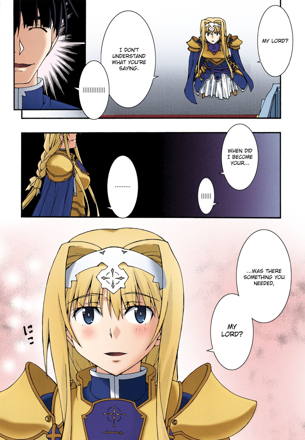[sandglass (Uyuu Atsuno)] Ochiru -Alice- (Sword Art Online) [Nisor] [Colorized]