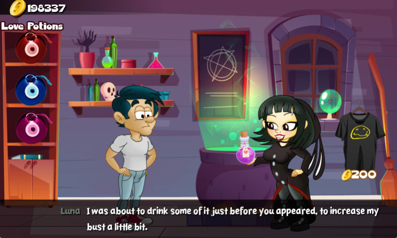 Hungry Girls Game: Luna's Lambent Magic (COMPLETE)