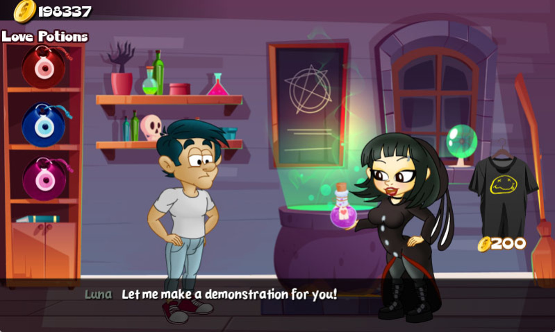 Hungry Girls Game: Luna's Lambent Magic (COMPLETE)