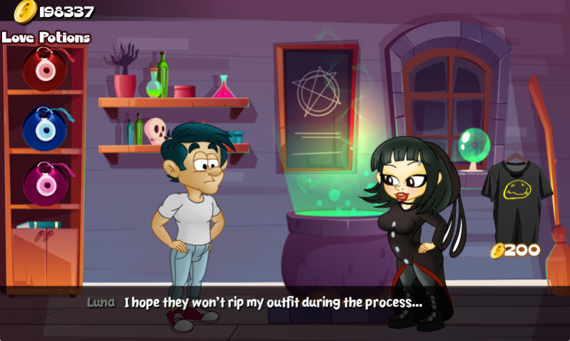 Hungry Girls Game: Luna's Lambent Magic (COMPLETE)