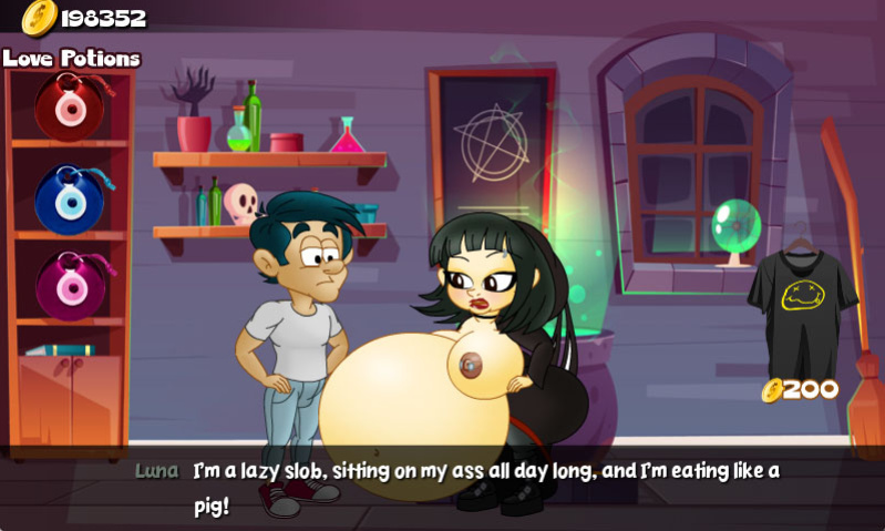 Hungry Girls Game: Luna's Lambent Magic (COMPLETE)