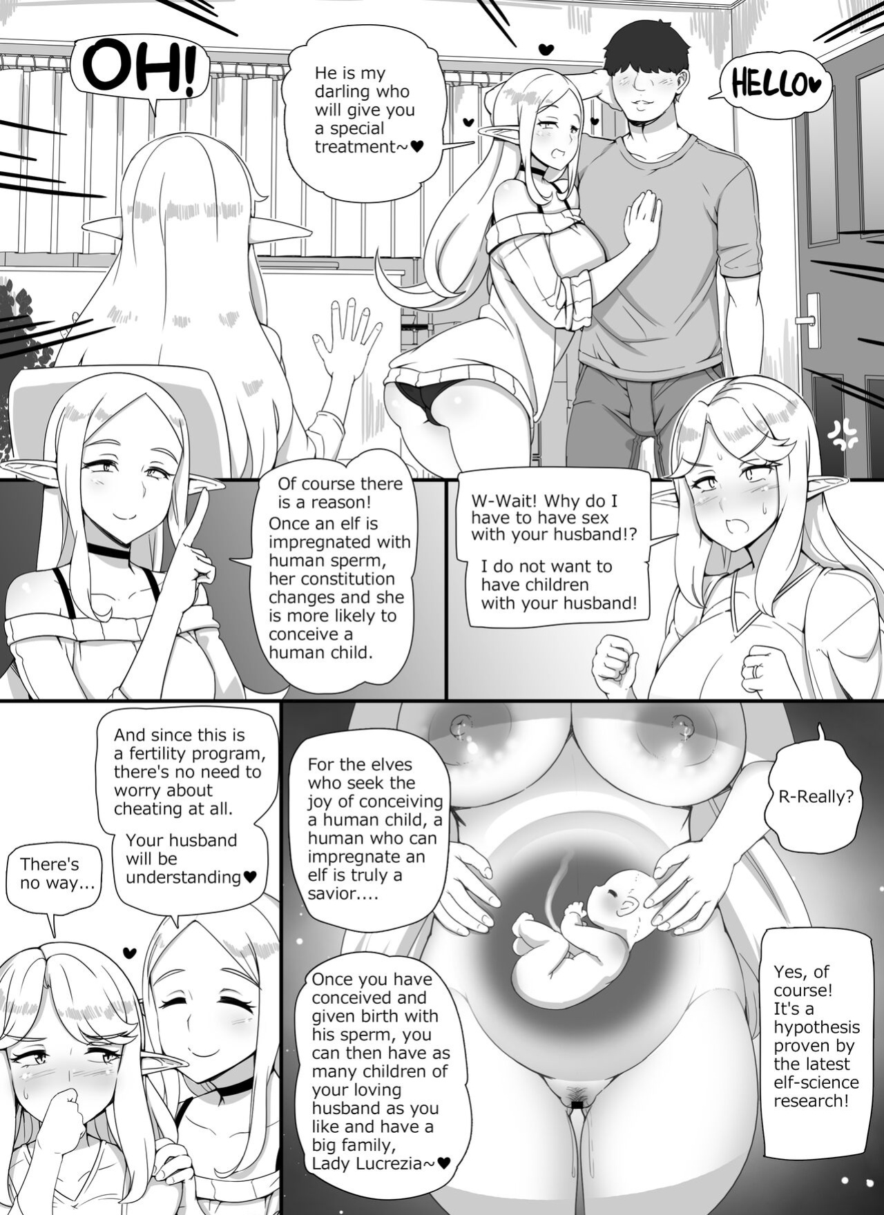[nounanka (Abubu)] Ningen Danna Mochi Hitozuma Elf Muke Ninkatsu Salon e Youkoso