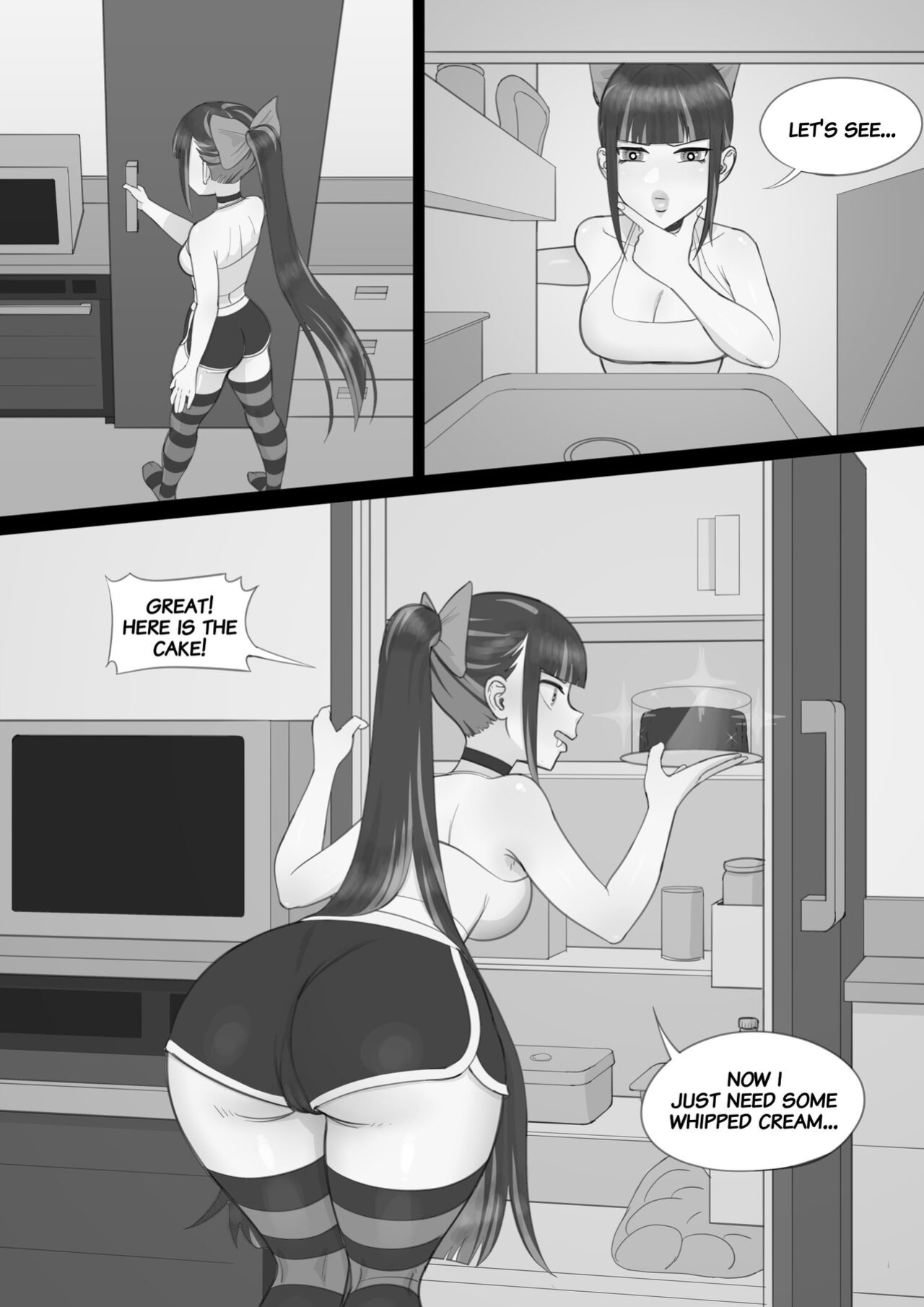 [MadAbalone] Stocking's Night Snack (part 1) (Panty & Stocking with Garterbelt)