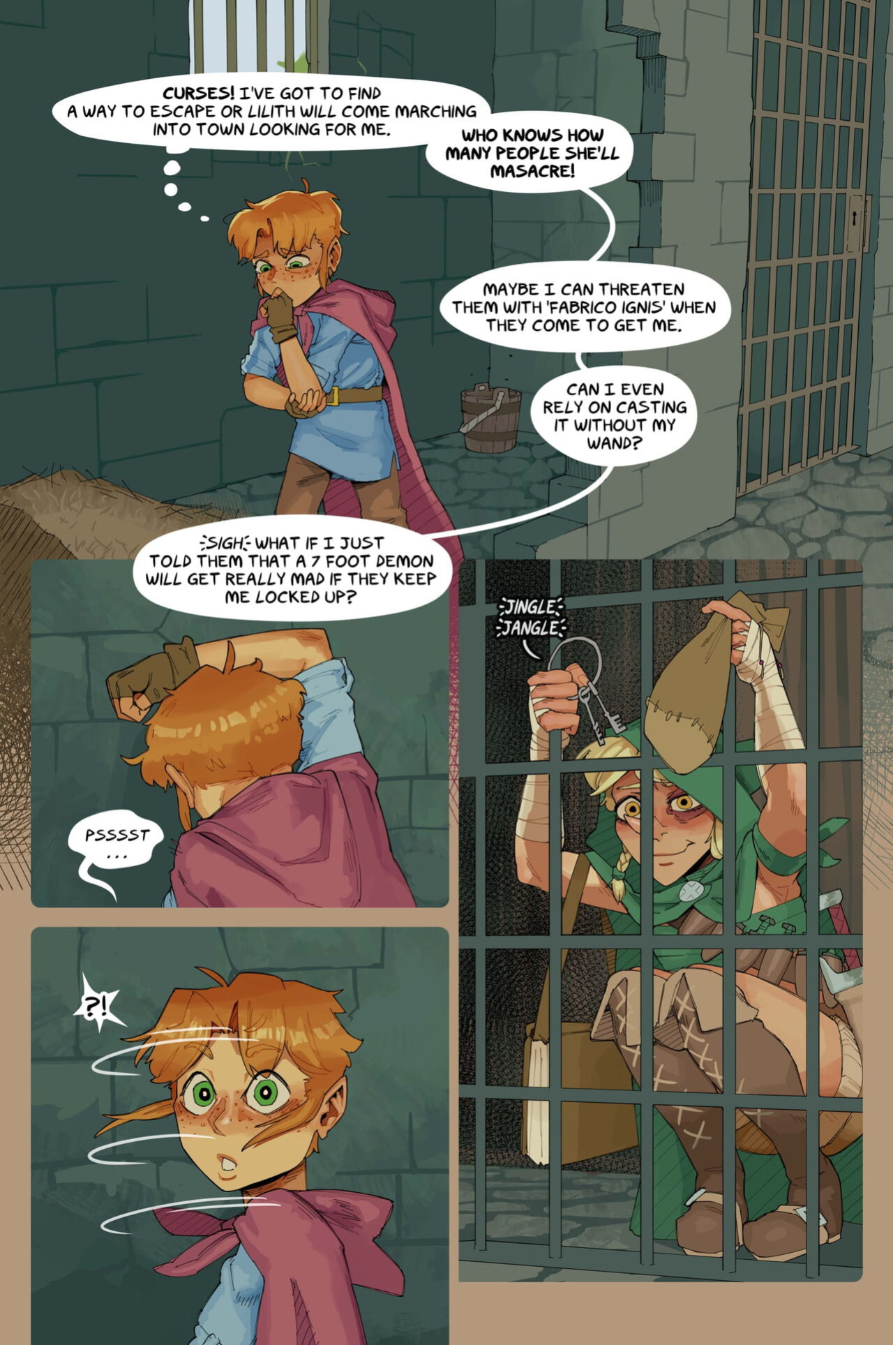 [BrknPncl] A Boy & His Familiar | Ch.5: Odd Couple [English+textless][unfinished]
