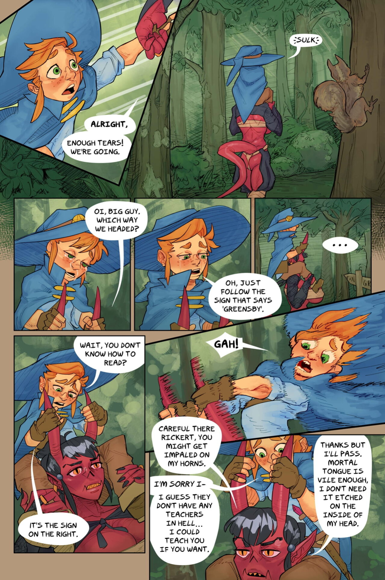 [BrknPncl] A Boy & His Familiar | Ch.2: Ill-gotten Goods [English+textless]
