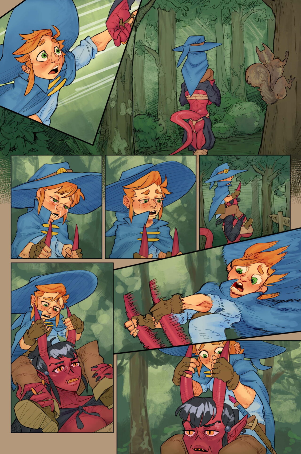 [BrknPncl] A Boy & His Familiar | Ch.2: Ill-gotten Goods [English+textless]