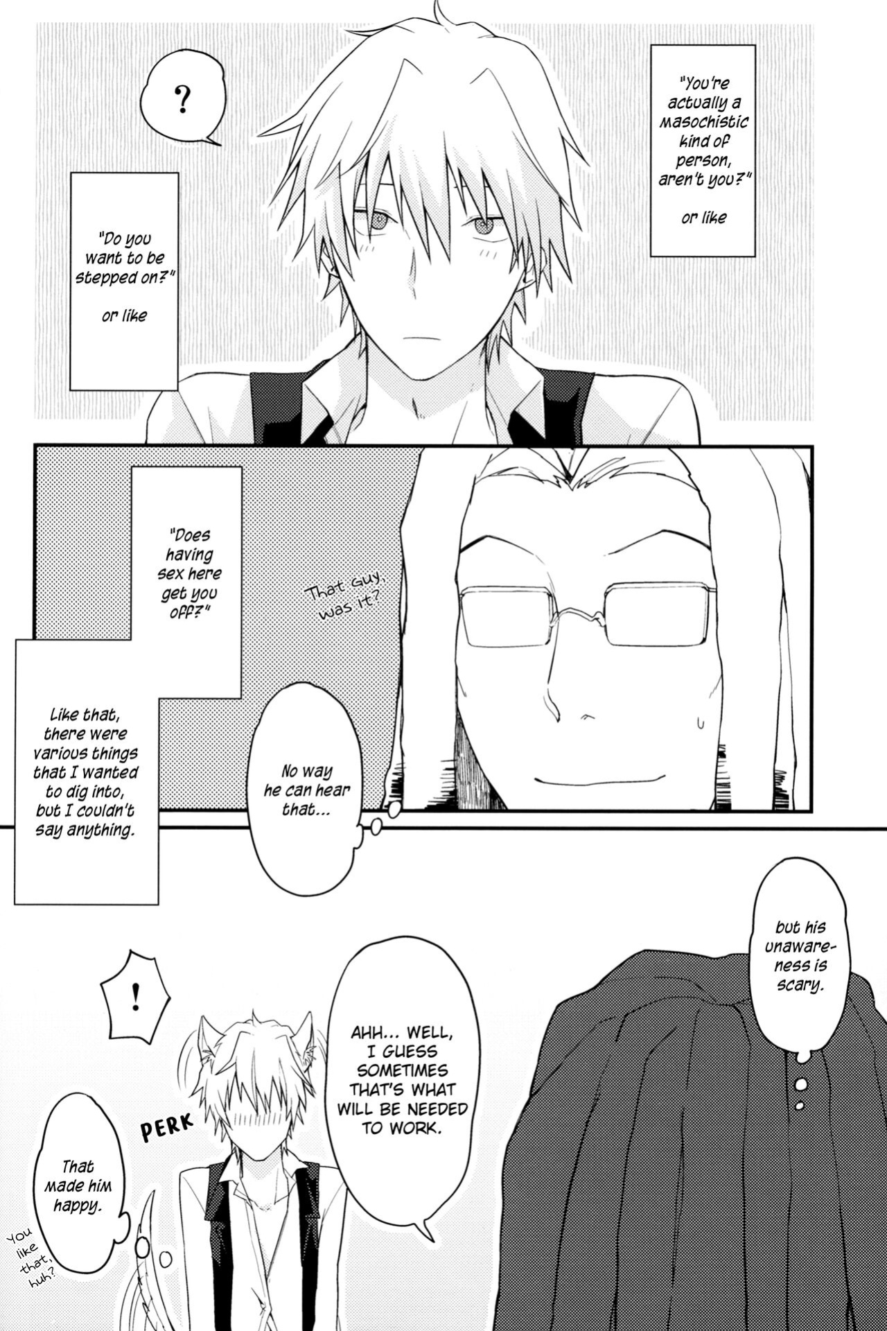 (SC48) [32RM (Mitsuru)] I Wonder if My Subordinate is Really Normal? (DURARARA!!) [Jimothy]