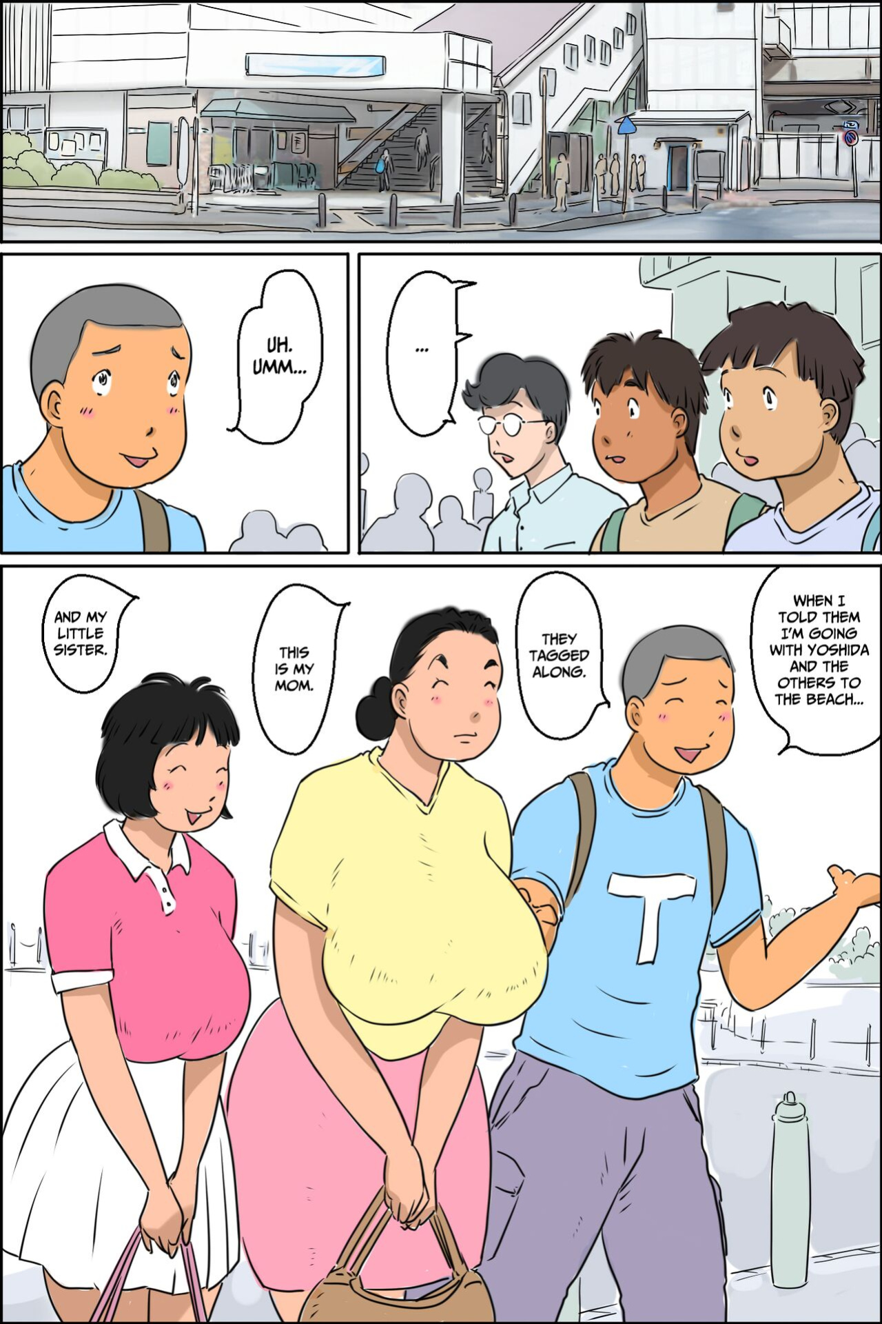 [Zenmai Kourogi] Maruyama-ke Umi e Iku no Maki | The Maruyama Family Goes To The Beach [CulturedCommissions]