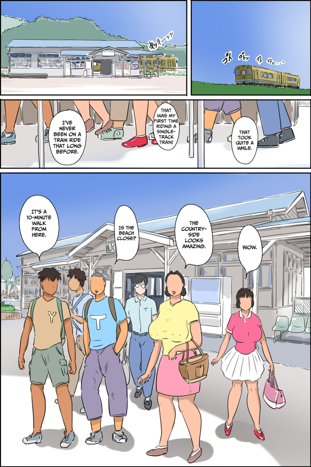 [Zenmai Kourogi] Maruyama-ke Umi e Iku no Maki | The Maruyama Family Goes To The Beach [CulturedCommissions]