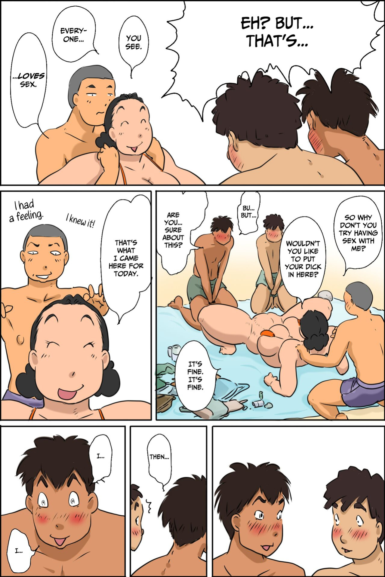 [Zenmai Kourogi] Maruyama-ke Umi e Iku no Maki | The Maruyama Family Goes To The Beach [CulturedCommissions]