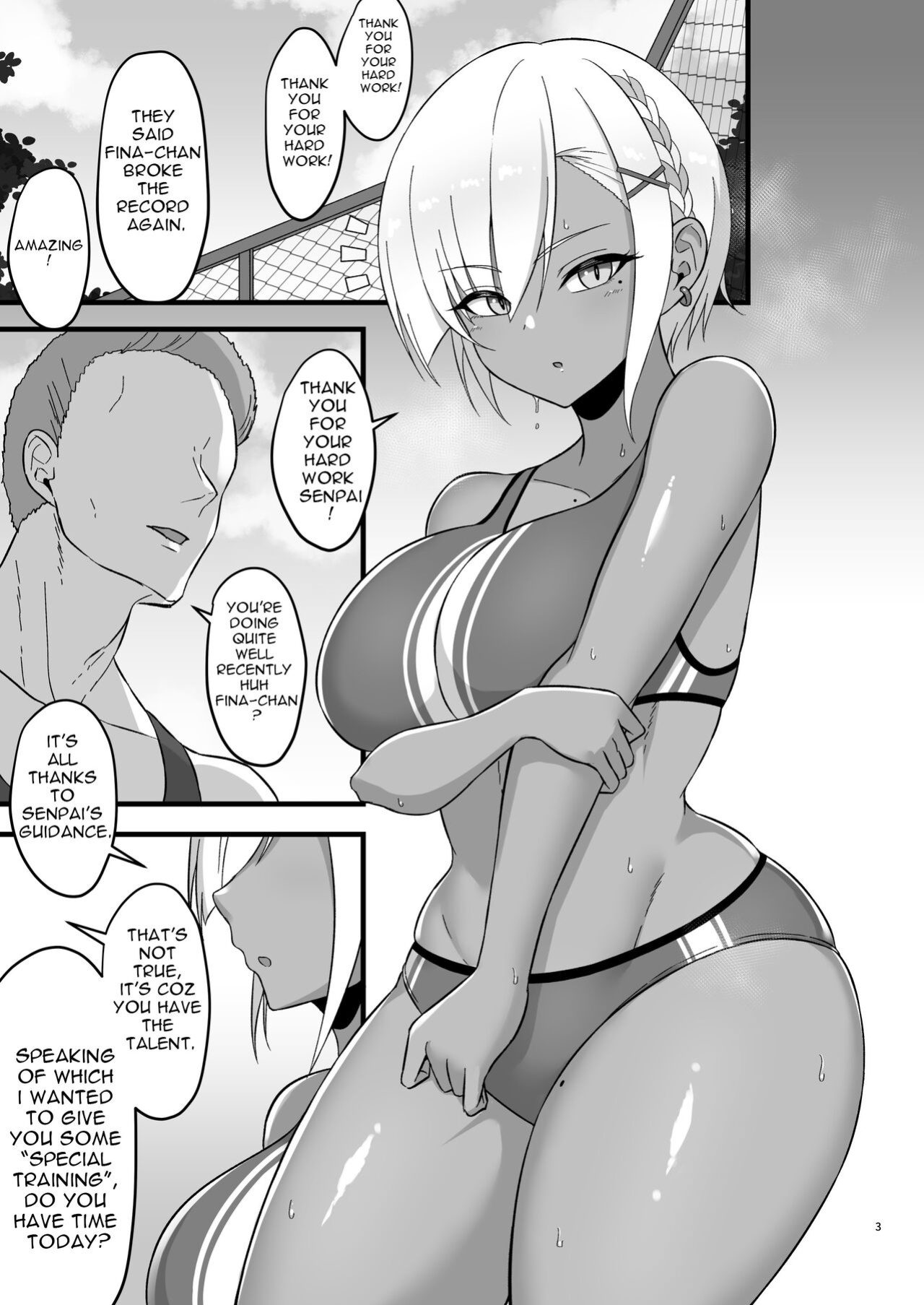 [ZENMAIN (Nejiro)] Fina-chan to Himitsu no Training | Secret Training with Fina-chan [Carl]