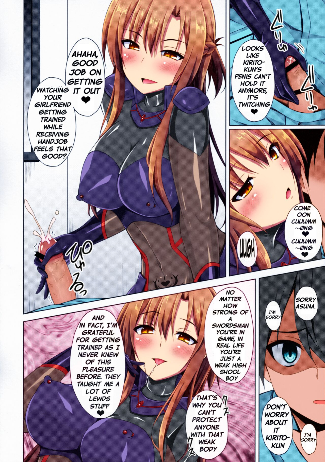 [Imitation Moon (Narumi Yuu)] My beloved girlfriend no longer exist... (Sword Art Online) [Colorized]