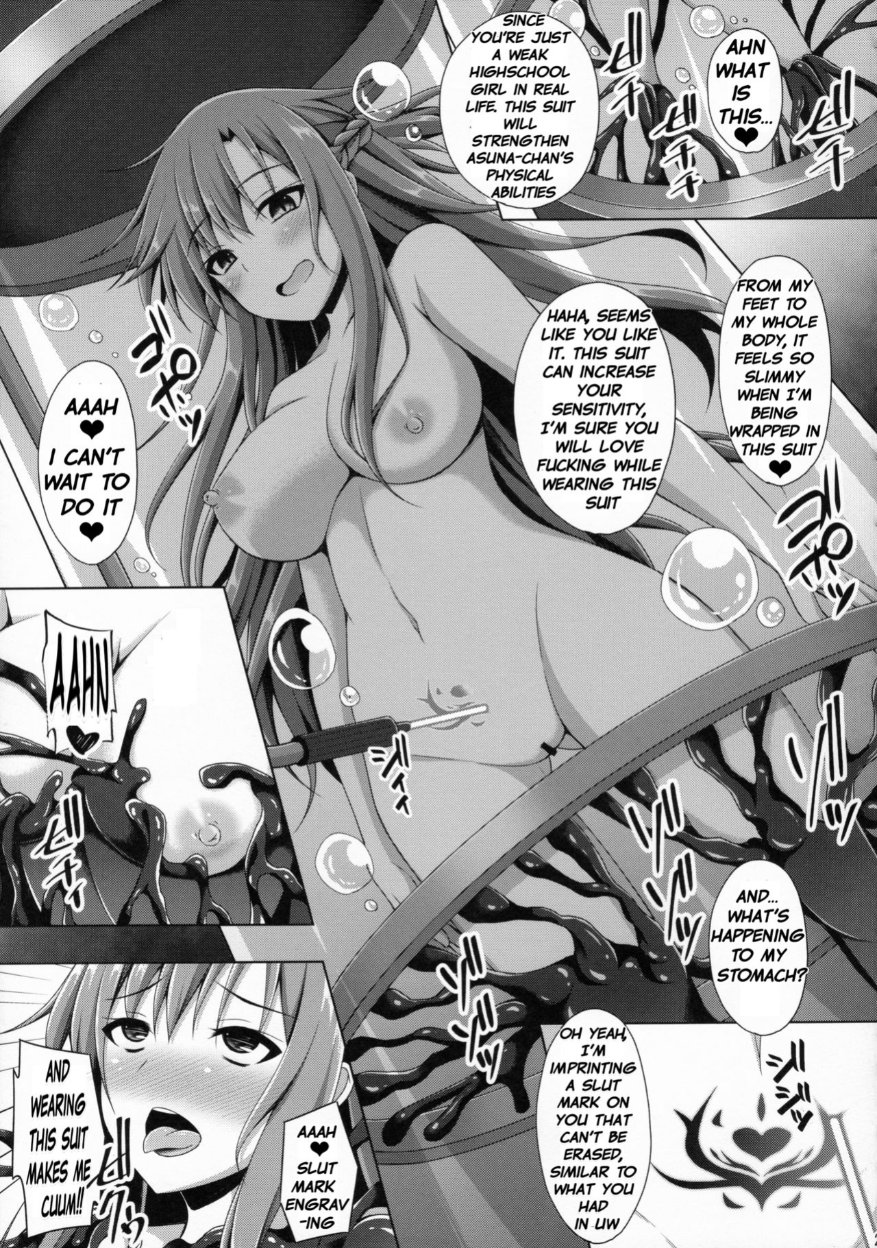 [Imitation Moon (Narumi Yuu)] My beloved girlfriend no longer exist... (Sword Art Online) [Colorized]