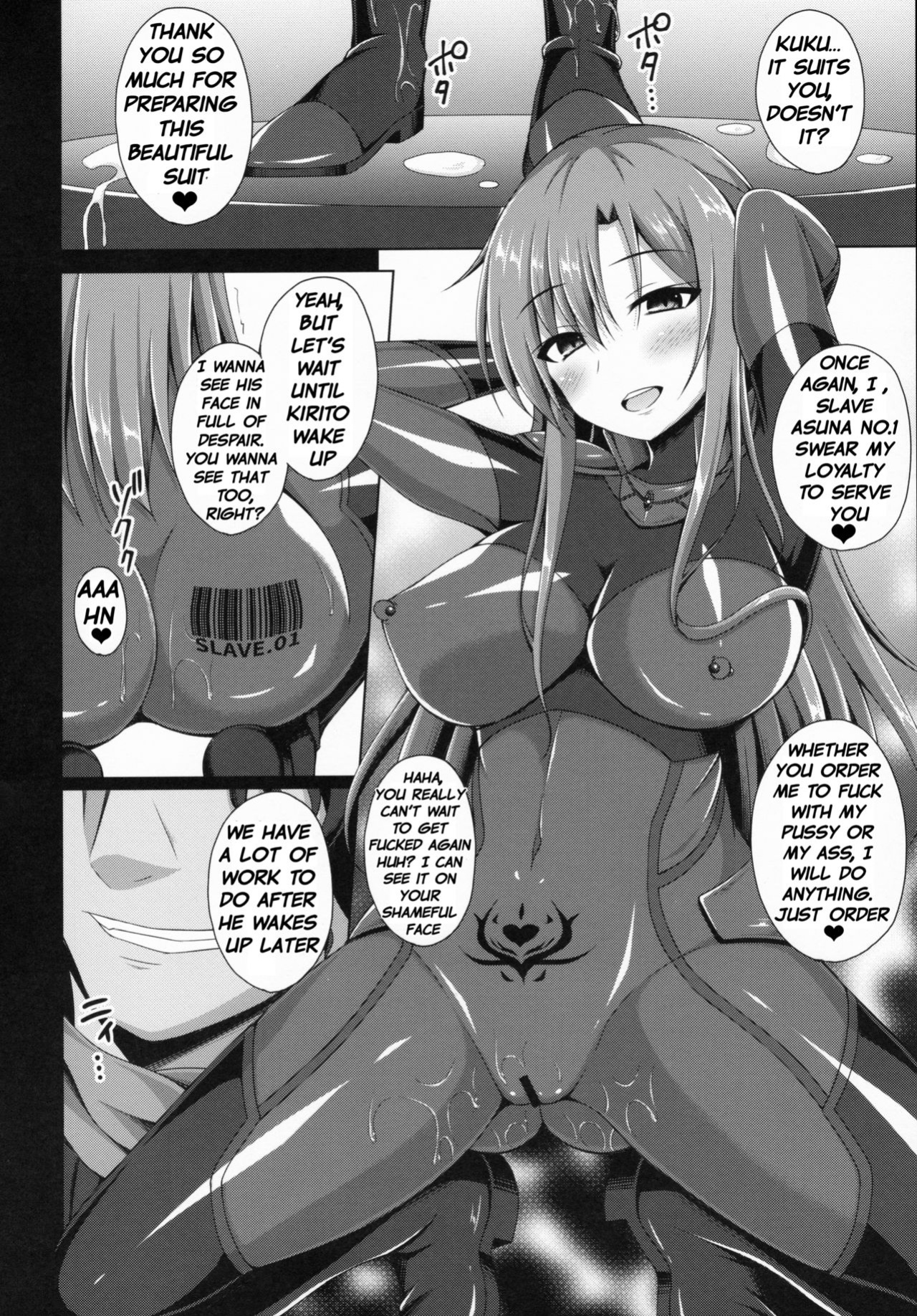 [Imitation Moon (Narumi Yuu)] My beloved girlfriend no longer exist... (Sword Art Online) [Colorized]